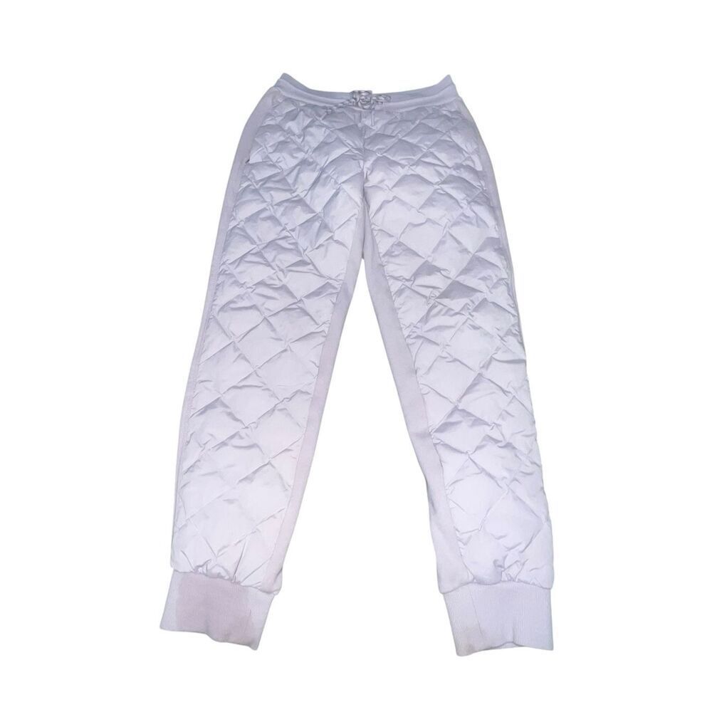 Athleta woman’s size 0 XS Apres ski down jogger pants lavender purple quilted